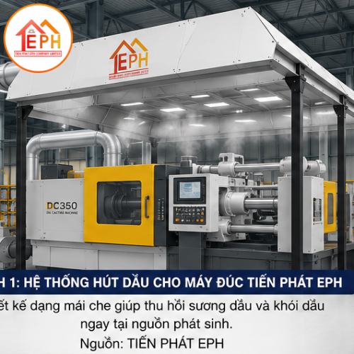 Hệ Thống Hút Dầu Cho Máy Đúc | Oil Mist Hood For Die Cast Machine  | TIẾN PHÁT EPH