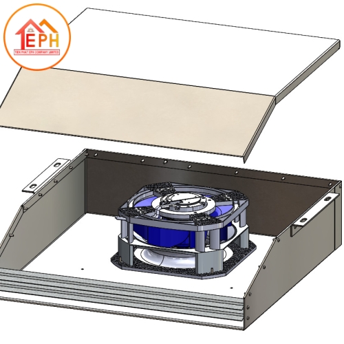 THÔNG GIÓ TẦNG HẦM - DÙNG QUẠT TIẾN PHÁT EPH